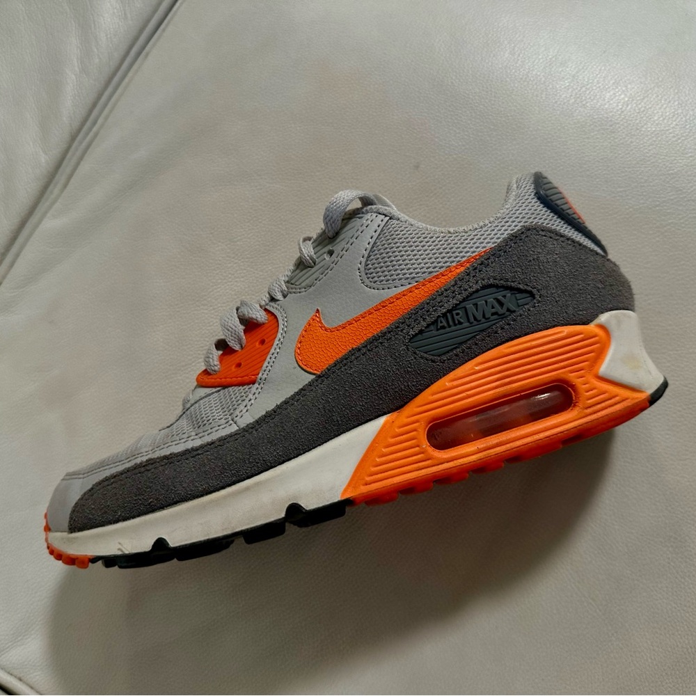 Nike Air Max 90s Gray and Orange